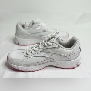 Ryka Comfort Walk Women's shoes white & pink Memory Foam Sneaker 10